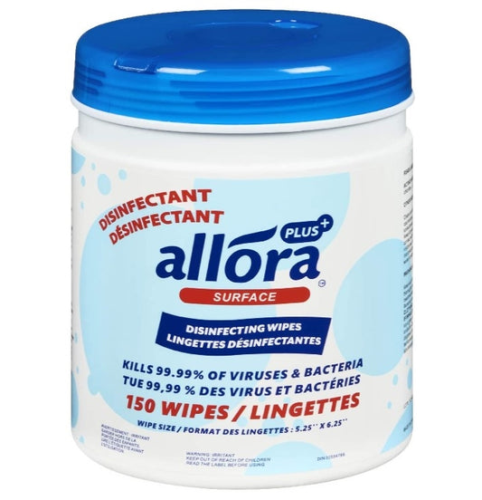 Allora Disinfecting Wipes, 150 CT - Pack Of 6 tubes